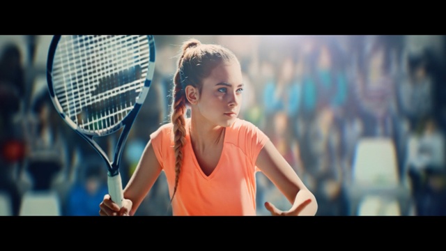 Video Reference: beauty, lady, snapshot, girl, song, tennis, tennis player, fun, screenshot, leisure
