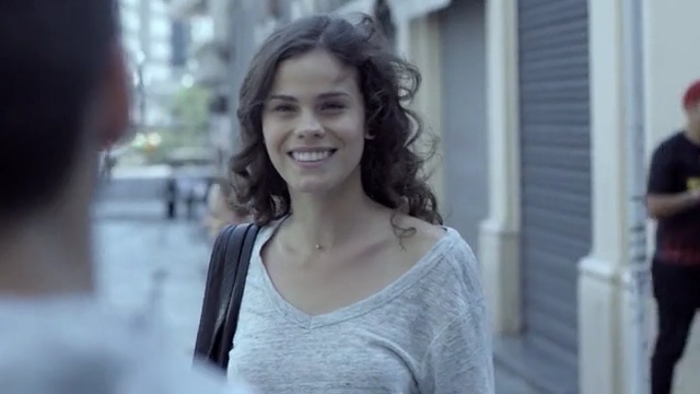 Video Reference: snapshot, girl, long hair, product, smile, Person