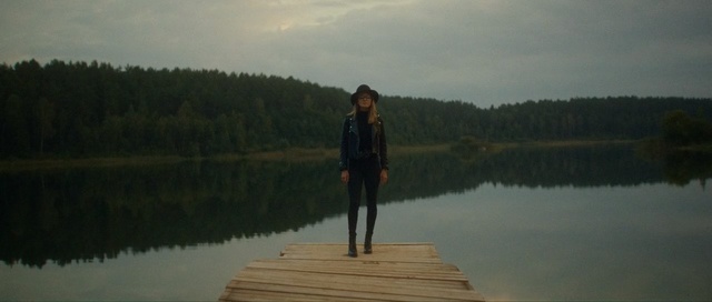 Video Reference: reflection, nature, water, lake, loch, wilderness, sky, morning, calm, tree, Person