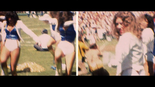 Video Reference: people, mammal, vertebrate, girl, fun, snapshot, crowd, human, grass, friendship, Person