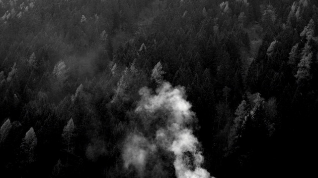 Video Reference: black, nature, black and white, monochrome photography, atmosphere, sky, smoke, photography, geological phenomenon, darkness