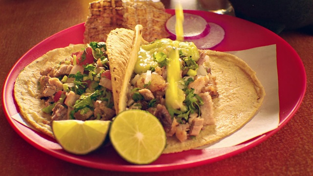Video Reference: Food, Tableware, Korean taco, Ingredient, Taco, Recipe, Lime, Corn tortilla, Cuisine, Meyer lemon