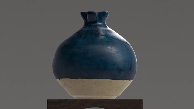 Video Reference: Vase, Ceramic, Blue, earthenware, Pottery, Artifact, Still life photography, Urn, Still life, Art