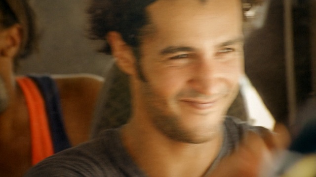 Video Reference: man, person, chin, hairstyle, forehead, cheek, facial hair, human, smile, fun