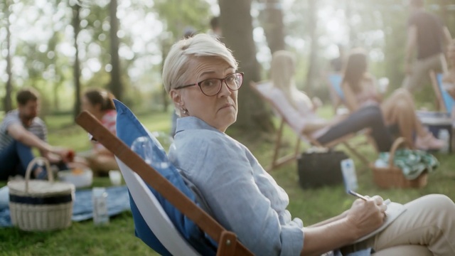 Video Reference: Sitting, Leisure, Fun, Photography, Glasses, Recreation, Reading