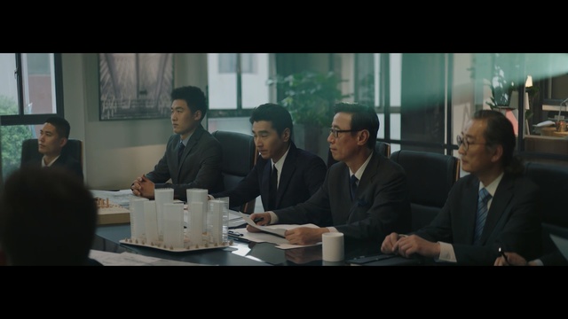 Video Reference: conversation, screenshot, communication, collaboration, official, suit, Person