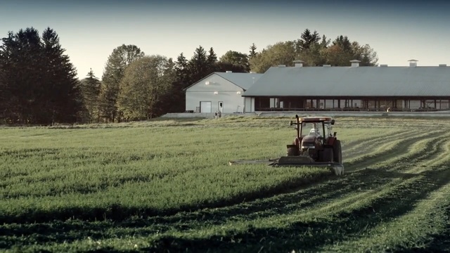 Video Reference: farm, field, grassland, agriculture, rural area, grass, pasture, prairie, house, farmhouse, Person