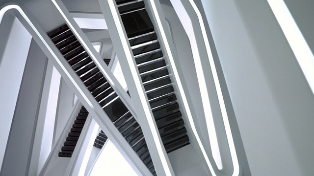 Video Reference: structure, architecture, daylighting, building, line, window, facade, angle, steel, glass