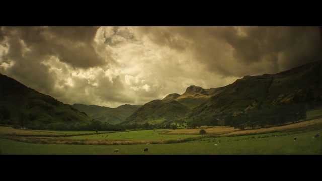 Video Reference: sky, highland, nature, green, grassland, mountainous landforms, cloud, atmosphere, hill, ecosystem