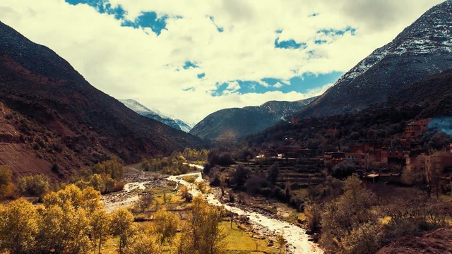 Video Reference: Mountainous landforms, Highland, Mountain, Nature, Natural landscape, Sky, Valley, Wilderness, Hill, Mountain range