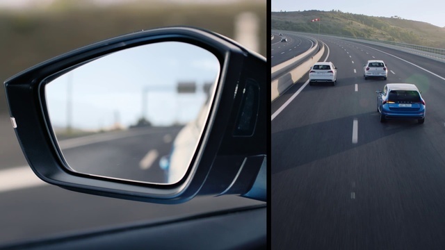 Video Reference: Vehicle door, Vehicle, Rear-view mirror, Mode of transport, Car, Automotive mirror, Road, Personal luxury car, Automotive exterior, Mirror