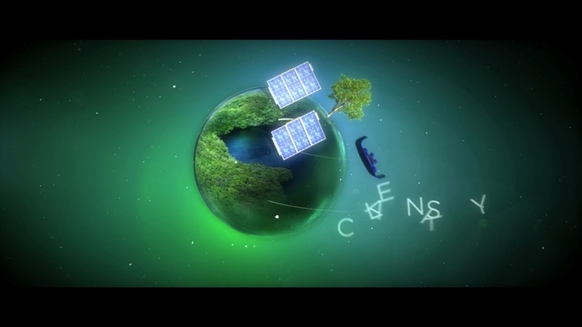 Video Reference: green, atmosphere, text, light, computer wallpaper, macro photography, organism, font, technology, earth