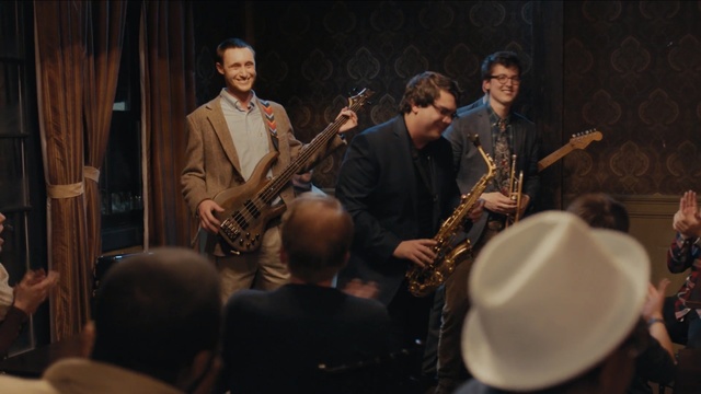 Video Reference: music, musician, musical instrument, orchestra, woodwind instrument, performance, wind instrument, jazz, saxophone, string instrument, Person