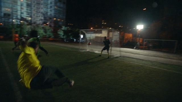 Video Reference: night, infrastructure, light, darkness, atmosphere, area, recreation, sky, street light, screenshot