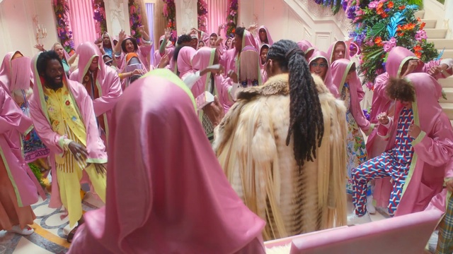 Video Reference: Pink, Tradition, Event, Ceremony, Magenta, Ritual, Dress, Temple, Rite, Sari