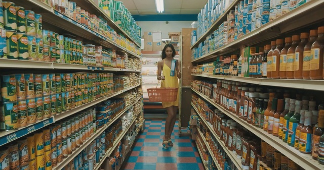 Video Reference: supermarket, grocery store, retail, convenience store, product, inventory, convenience food, grocer, liquor store, aisle