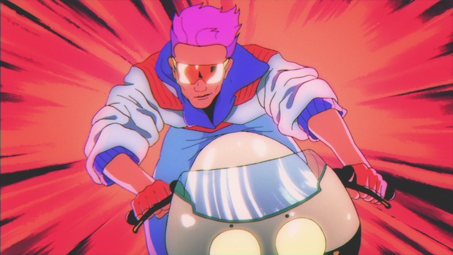 Video Reference: Cartoon, Mouth, Azure, Gesture, Pink, Art, Cg artwork, Red, Electric blue, Magenta