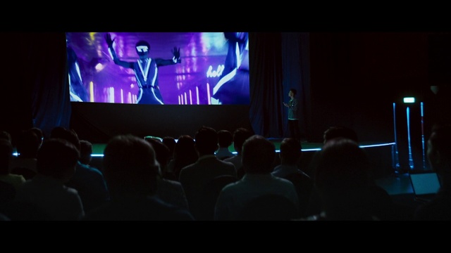 Video Reference: Performance, Stage, Entertainment, Audience, Auditorium, Convention, Event, Performing arts, Public event, Projection screen