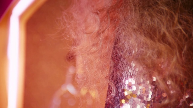 Video Reference: Hair, Skin, Close-up, Neck, Flesh, Ear, Facial hair, Hair coloring, Brown hair, Jaw, Person