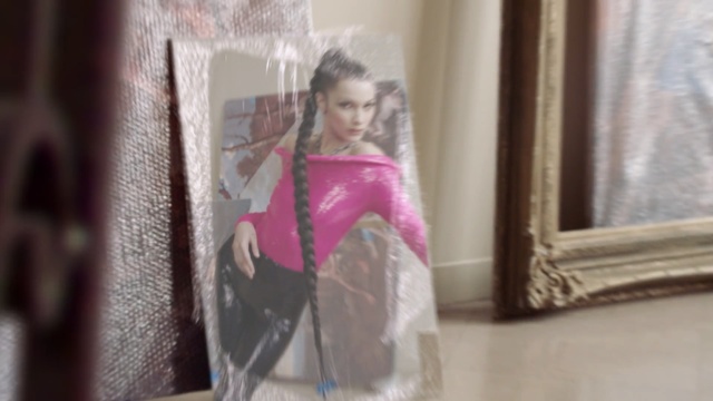 Video Reference: Pink, Barbie, Dress, Doll, Magenta, Art, Fashion design, Person