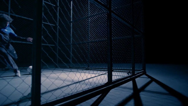 Video Reference: black, light, darkness, structure, architecture, atmosphere, night, net, sky, building