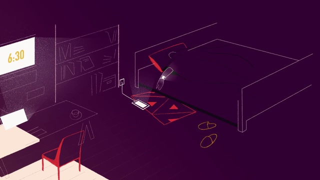 Video Reference: Graphic design, Illustration, Magenta, Architecture, Design, Animation, Technology, Room, Table, Furniture