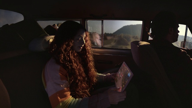 Video Reference: Automotive design, Photography, Car, Night, Driving, Vehicle, Darkness, Vehicle door, Long hair, Black hair