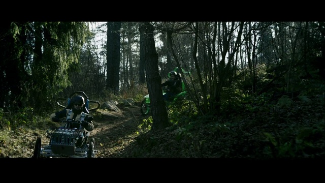 Video Reference: Woodland, Forest, Nature, Natural environment, Tree, Biome, Wilderness, All-terrain vehicle, Jungle, Downhill mountain biking