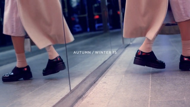 Video Reference: footwear, shoe, leg, fashion model, joint, fashion, flooring, ankle, floor, runway, Person