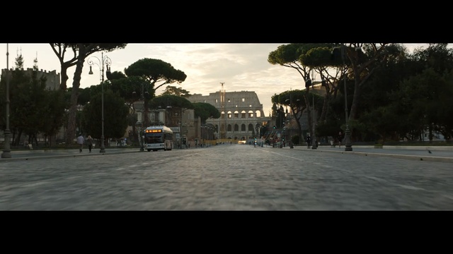 Video Reference: Sky, Morning, Town, Tree, Mode of transport, Street, Road, Cloud, Evening, City