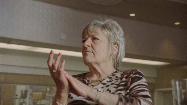 Video Reference: hand, finger, girl, human behavior, senior citizen, Person