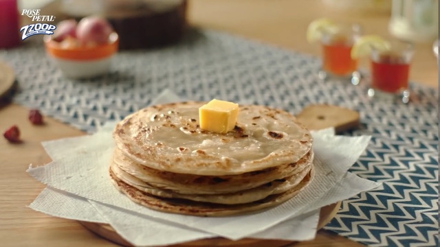 Video Reference: Dish, Food, Cuisine, Pancake, Ingredient, Flatbread, Baked goods, Breakfast, Staple food, Finger food