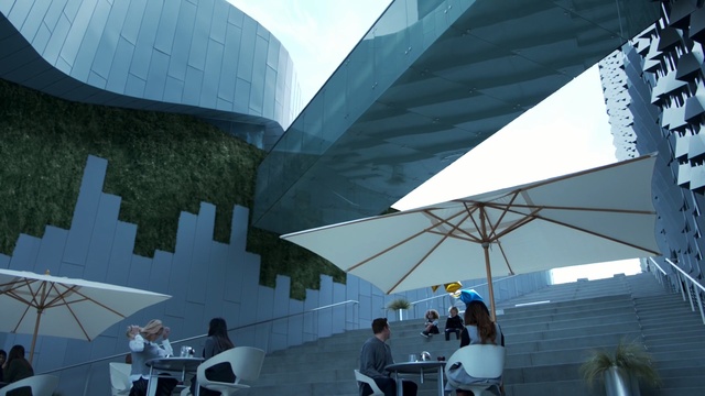 Video Reference: structure, architecture, tourist attraction, sky, daylighting, building, roof, vacation, Person