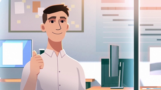 Video Reference: Cartoon, Job, Illustration, White-collar worker, Gesture, Art, Animation, Health care provider