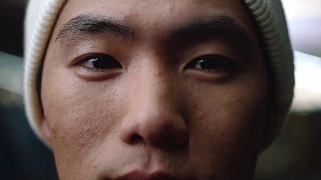 Video Reference: Face, Eyebrow, Forehead, Nose, Hair, Cheek, Skin, Facial expression, Head, Close-up