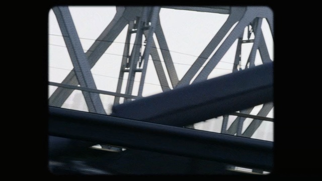 Video Reference: Bridge, Daylighting, Wheel, Iron, Architecture, Nonbuilding structure, Steel, Girder bridge, Metal, Truss bridge