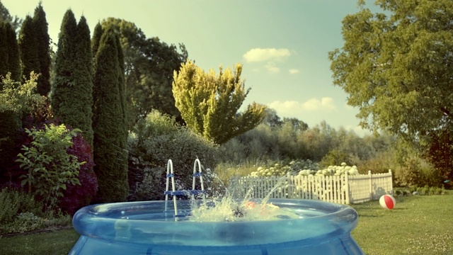 Video Reference: fountain, structure, tree, landscape, forest, park, autumn, season, trees, fall, water