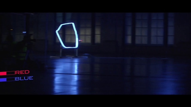 Video Reference: Light, Blue, Neon, Electric blue, Darkness, Visual effect lighting, Graphics