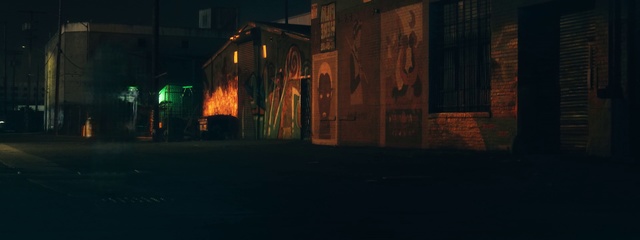 Video Reference: Night, Black, Street light, Darkness, Lighting, Light, Evening, Town, Light fixture, Sky