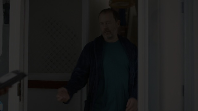 Video Reference: darkness, standing, facial hair, screenshot, midnight, night, window