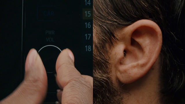Video Reference: ear, nose, chin, electronic device, audio equipment, hearing, close up, neck, audio, finger