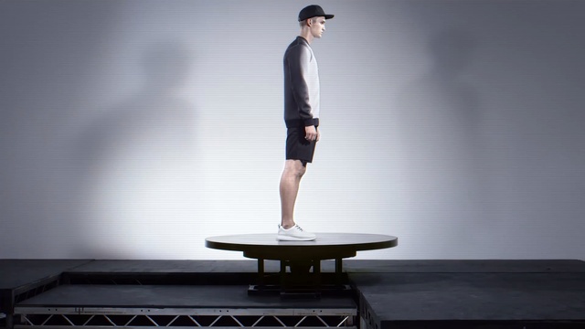 Video Reference: standing, table, balance, Person