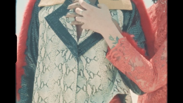 Video Reference: art, modern art, girl, arm, painting, portrait, pattern, back, visual arts, Person