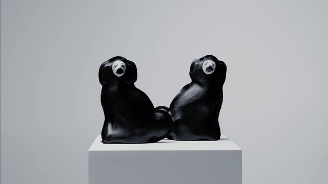 Video Reference: flightless bird, sculpture, black and white, penguin