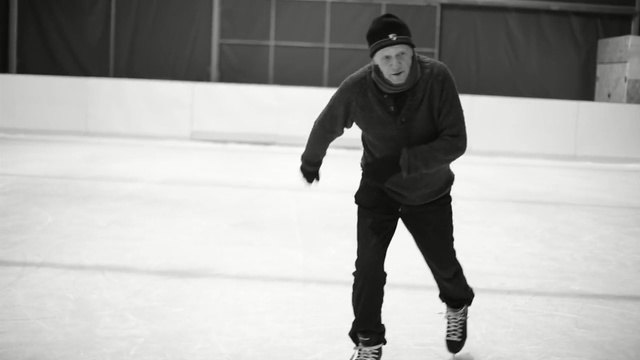 Video Reference: Ice skating, Ice skate, Ice rink, Skating, Recreation, Figure skate, Standing, Sports equipment, Ice, Winter, Person