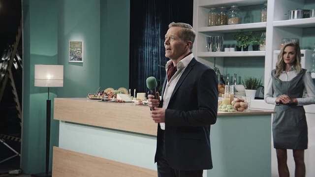 Video Reference: Suit, White-collar worker, Event, Room, Businessperson, Interior design, Tourist attraction