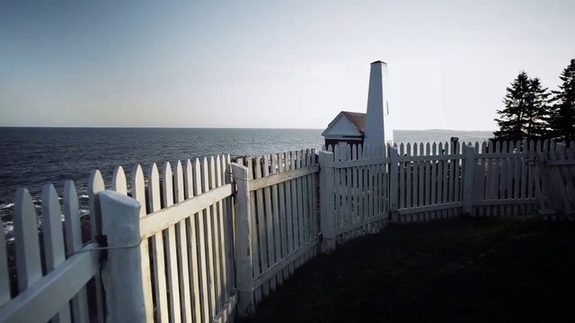Video Reference: Fence, Picket fence, Sea, Sky, Shore, Home fencing, House, Outdoor structure, Pier, Ocean