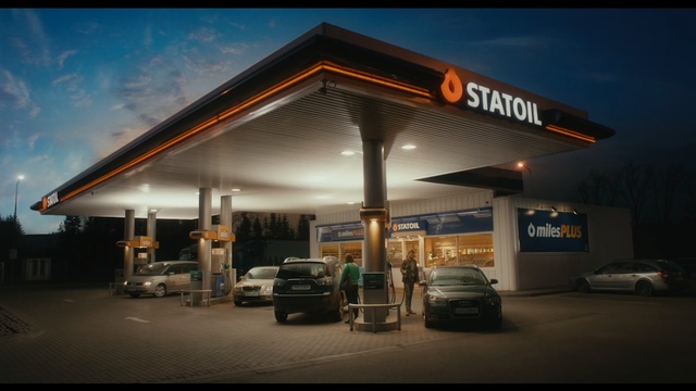 Video Reference: filling station, fuel, gasoline, building, business