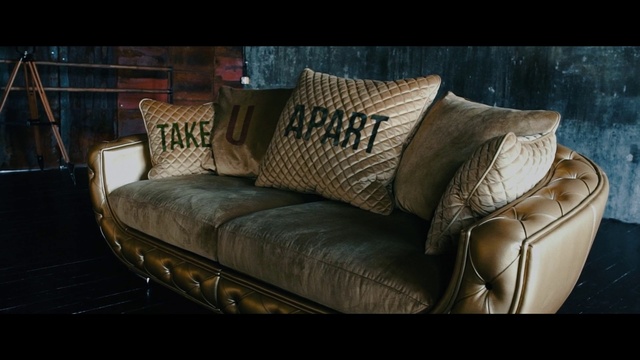 Video Reference: Couch, Furniture, Room, Chair, Living room, Loveseat, Classic, Interior design, studio couch, Wood
