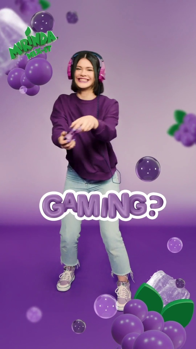 Video Reference: Purple, Violet, Text, Fun, Happy, Font, Smile, Photography, Graphic design, Plant
